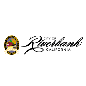 City of Riverbank California logo on a transparent background
