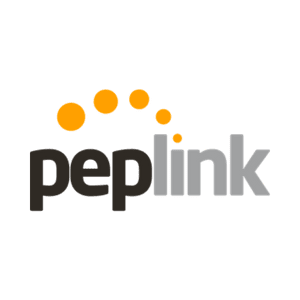 Peplink logo on a transparent background