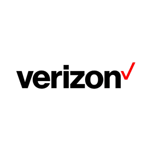 Verizon logo on a transparent background