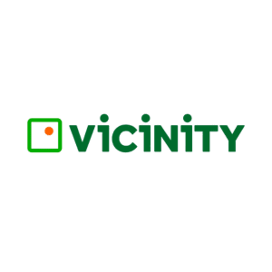 Vicinity logo on a transparent background